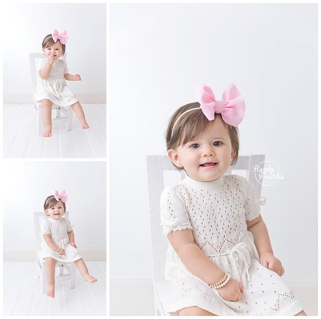 First birthday photoshoot that is light and airy with Miami cake smash photographer, Ivanna Vidal Photography