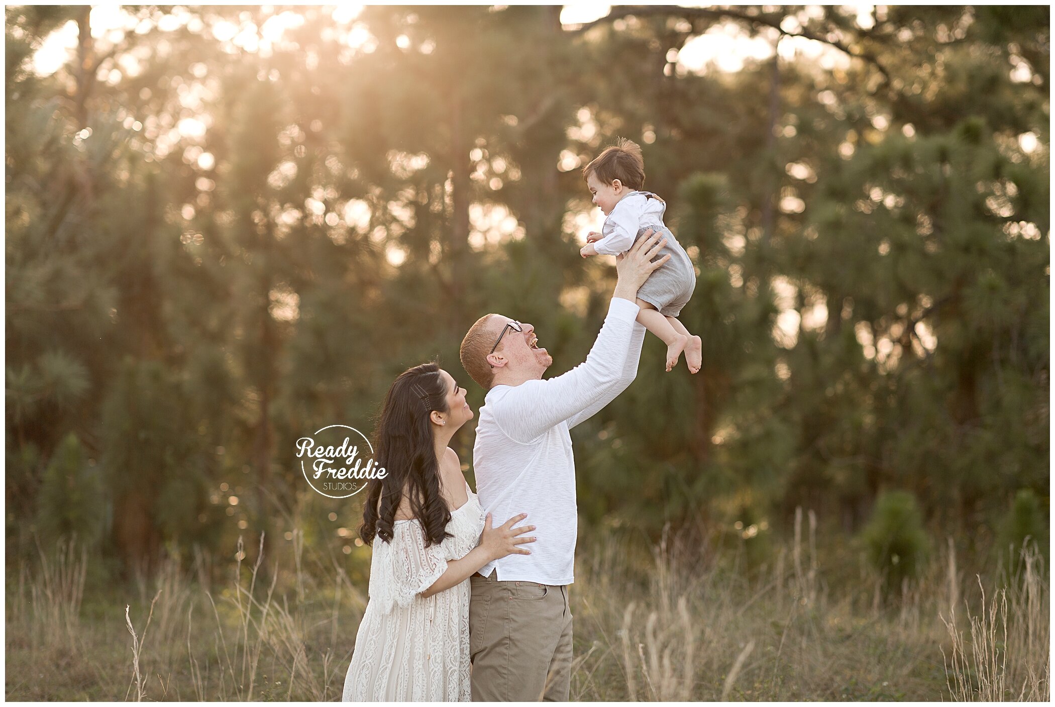 miami photography family session during sunset with Ready Freddie Studios 