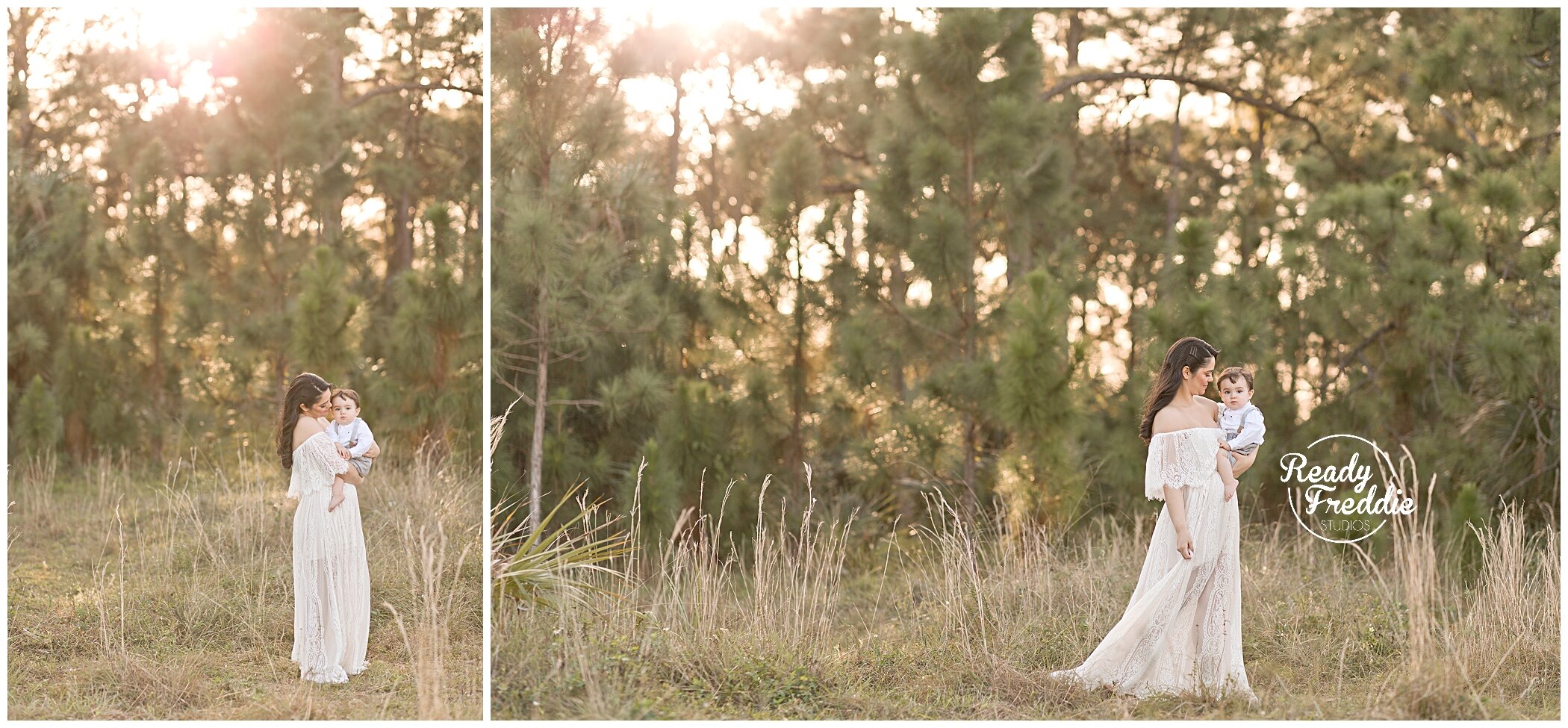 Motherhood Portrait in the Field during Sunset | Mommy and Me with Ivanna Vidal Photography