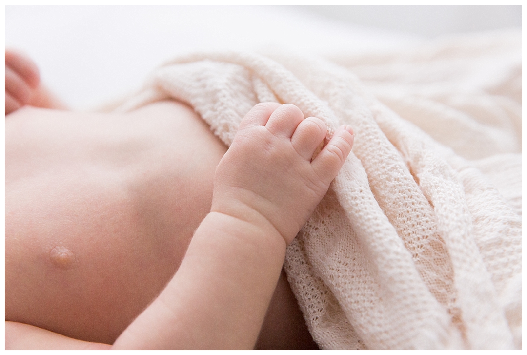 newborn details during baby photoshoot in miami fl