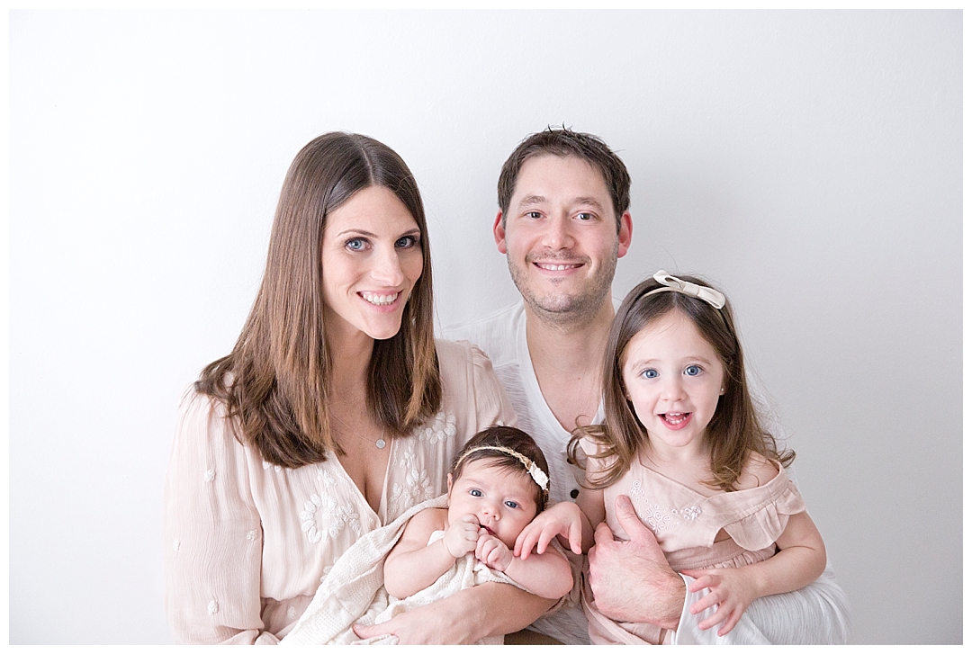 family of 4 in newborn session | miami fl photographer